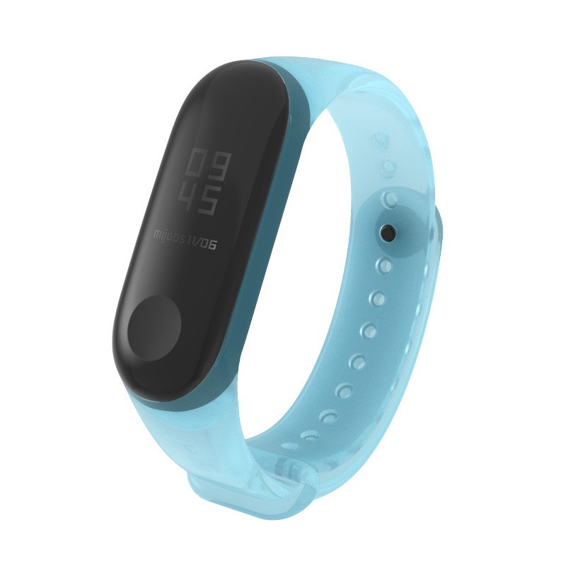 [Mã ELFLASH3 hoàn 10K xu đơn 20K] Dây thay thế Xiaomi Miband 3 / Miband 4 trong suốt chính hãng MIJOBS