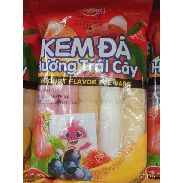 Kem đá NewChoice hương trái cây 450g