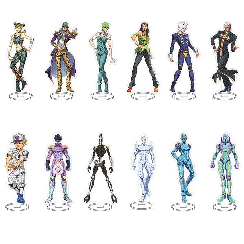 Mô hình nhân vật JoJo Bizarre Adventure dễ thương chất liệu acrylic dùng cho trang trí