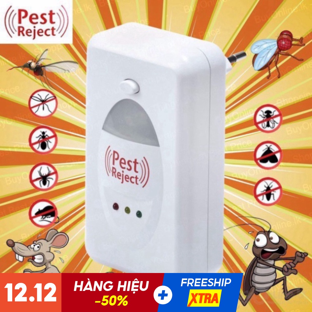 Thiết Bị Xua Đuổi Côn Trùng Pest Rejeck, Không Dùng Hóa Chất, An Toàn Khi Sử Dụng - máy đuổi côn trùng