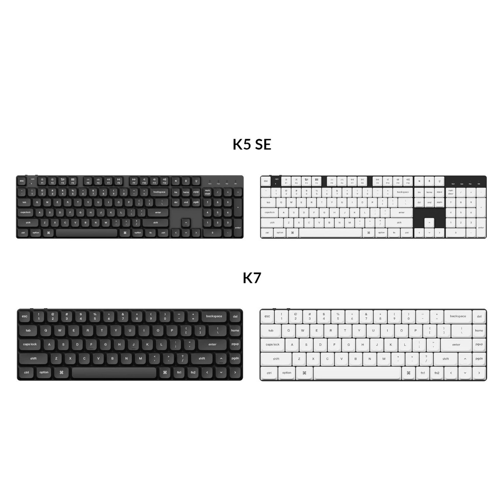 Keycap Keychron cấu hình thấp PBT Double Shot - Keychron Low Profile Double Shot PBT Keycap Set Keychron K3 K1 K7