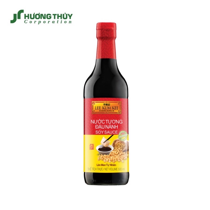 Nước tương đậu nành Lee Kum Kee - Lee Kum Kee Soy Sauce 500ml (Chai thủy tinh)