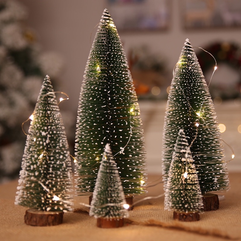Cây thông Noel giáng sinh mini để bàn siêu dễ thương 🌲