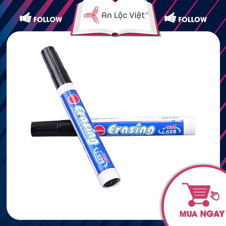 SET 5 Bút Lông Dùng Viết Bảng Trắng Erasing L-528 Dùng Trong Trường Học Và Văn Phòng -