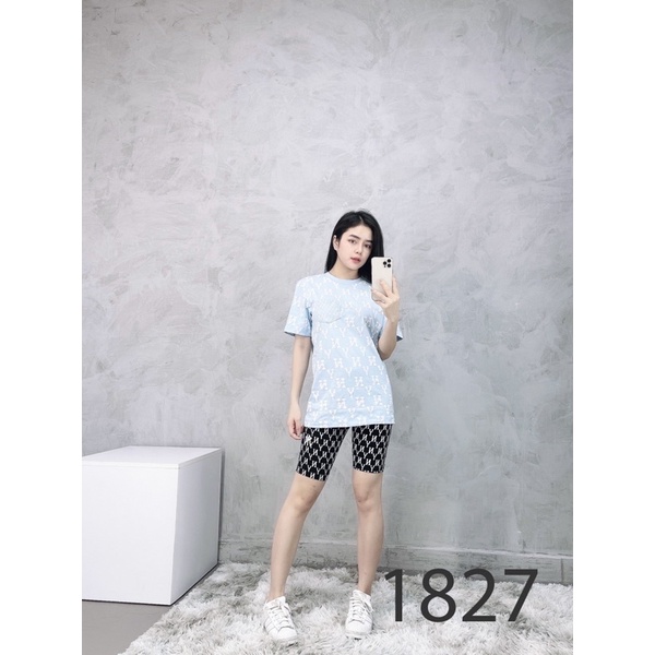 | Ảnh Thật | Áo N Y Blue Mono Có Túi