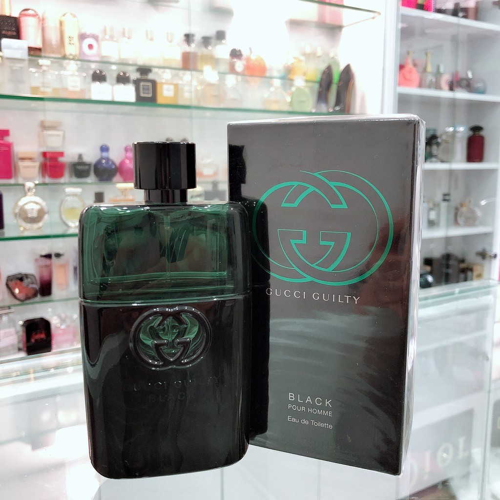 Nước hoa nam Guilty Black Pour Homme eau de toilette 90ml