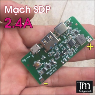 Mạch Sạc Dự Phòng 2.4A Có Cổng Lightning
