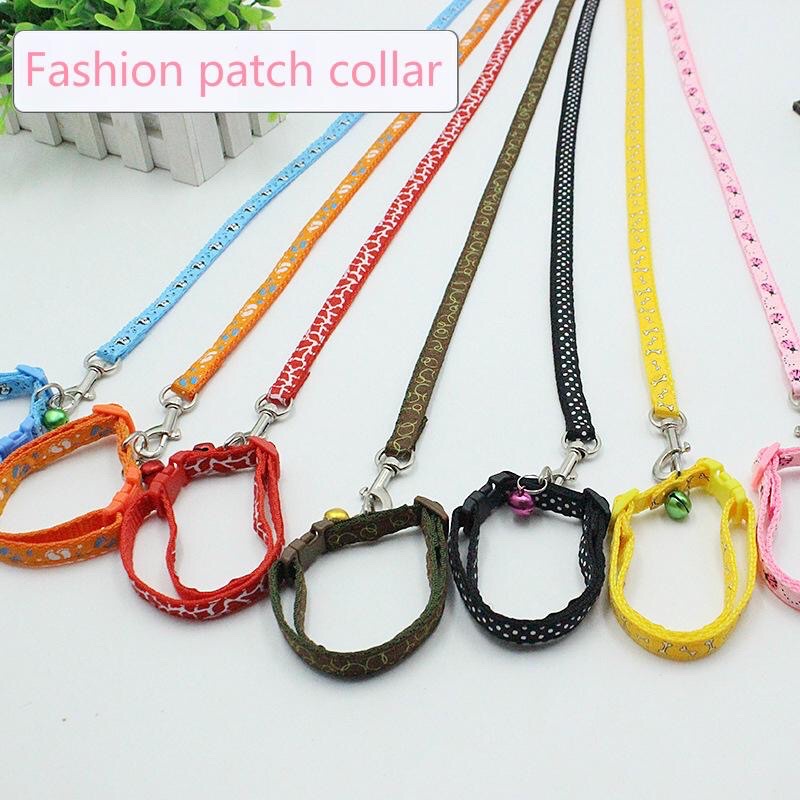 [Mã PET50K giảm Giảm 10% - Tối đa 50K đơn từ 250K] Dây dắt chó mèo đi dạo kèm vòng cổ chuông 2 lớp dày dặn