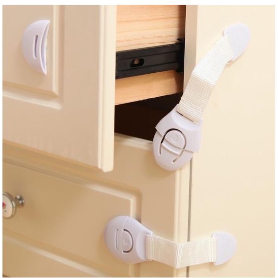 Dây vải khóa tủ, ngăn kéo,tủ lạnh an toàn cho bé