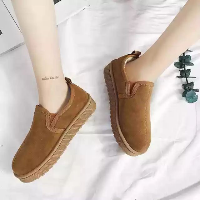 Giày lót lông nữ