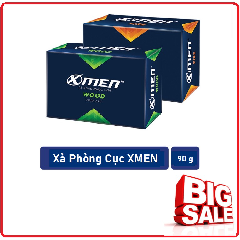 Xà Phòng Tắm X - Men Hương Nước Hoa Cục 90G