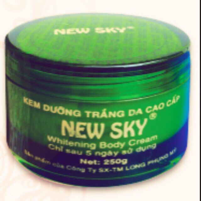 Kem dưỡng trắng body New-Sky cao cấp.