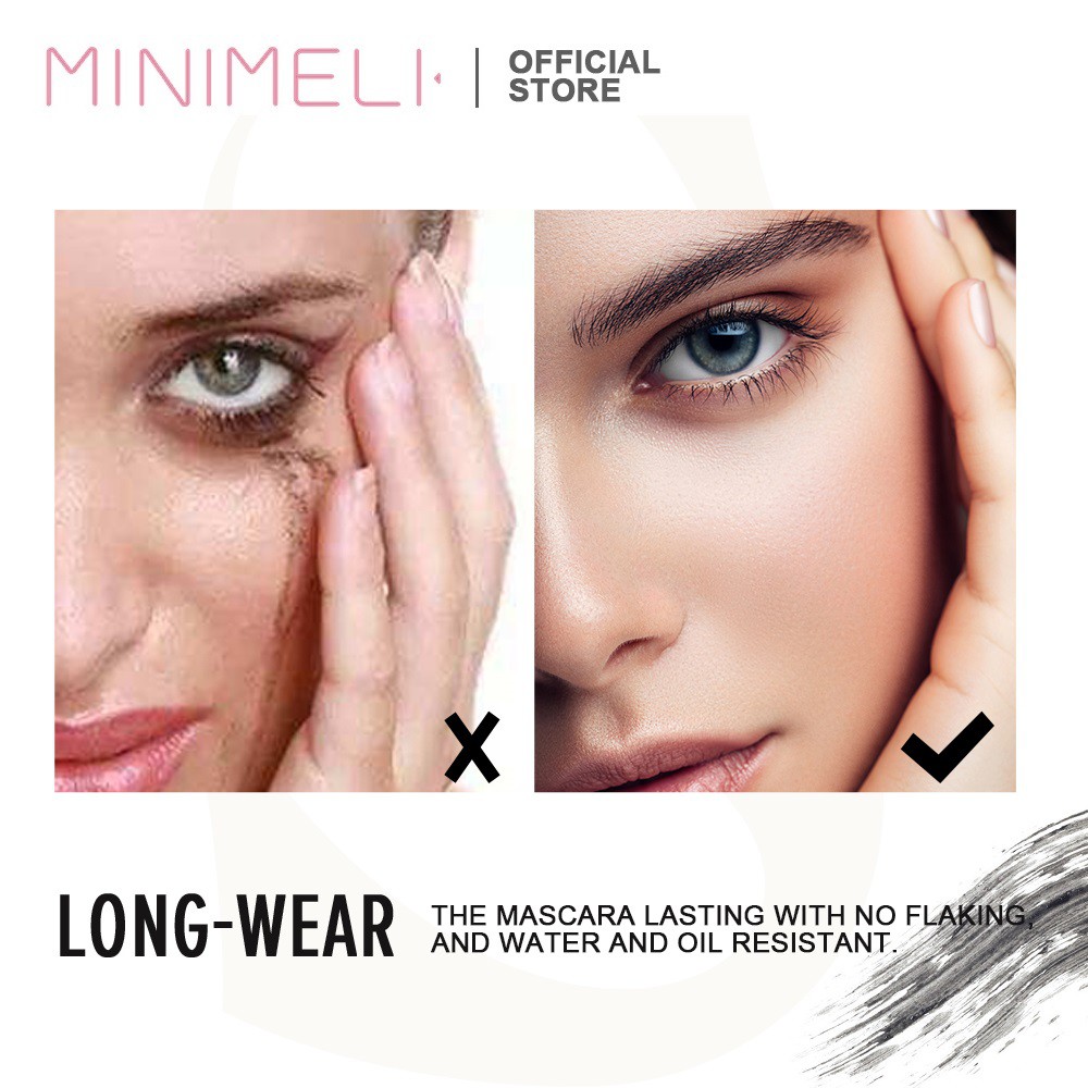 Mascara MINIMELI JMG01 Kéo Dài/Chải Cong Mi Trang Điểm Mắt Lâu Trôi 30g