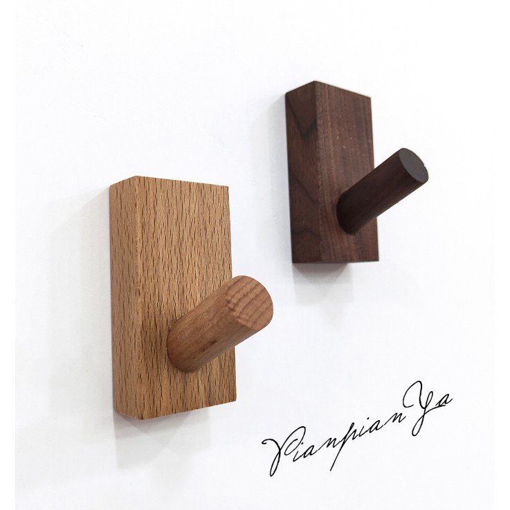 Móc gỗ treo tường phong cách Bắc Âu - Décor nhà Sò