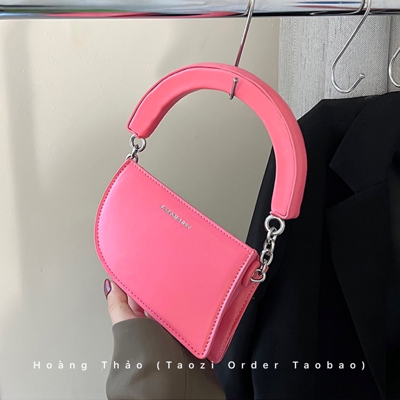 Túi mini đeo chéo thiết kế mới độc lạ quai xách màu xanh hot trend 2022