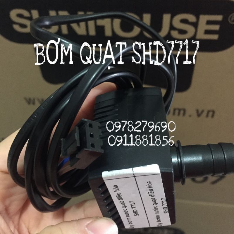 Bơm quạt điều hoà hơi nước Sunhouse SHD7717 SHD7719 SHD7720 SHD7721 SHD7722 SHD7723 SHD7725 SHD7726 SHD7727