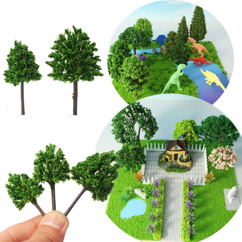 Bộ 10 Mô Hình Cây Thông Trang Trí Sân Vườn