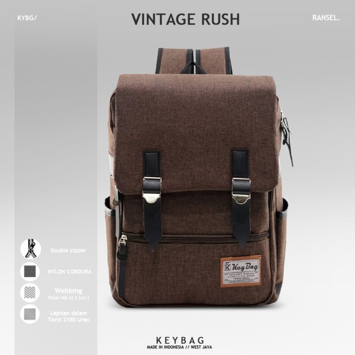 Balo Đựng Chìa Khóa Phong Cách Vintage Cho Nam
