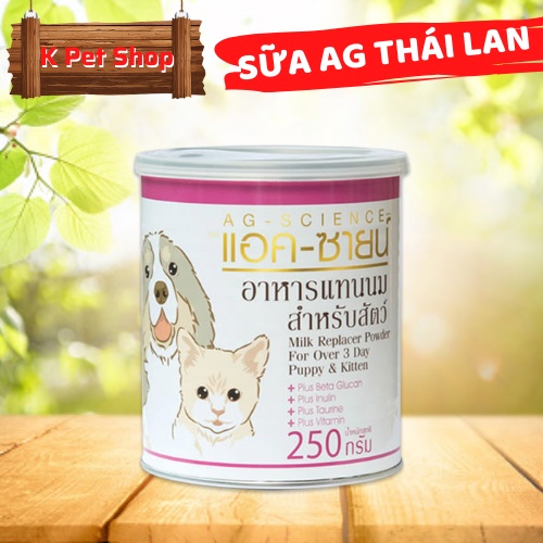 Sữa Dê Thái Lan AG  FREE SHIP  Pet Heng Thái Lan Sữa Dê Cho Chó, Mèo, Thỏ, Bọ, Sóc....