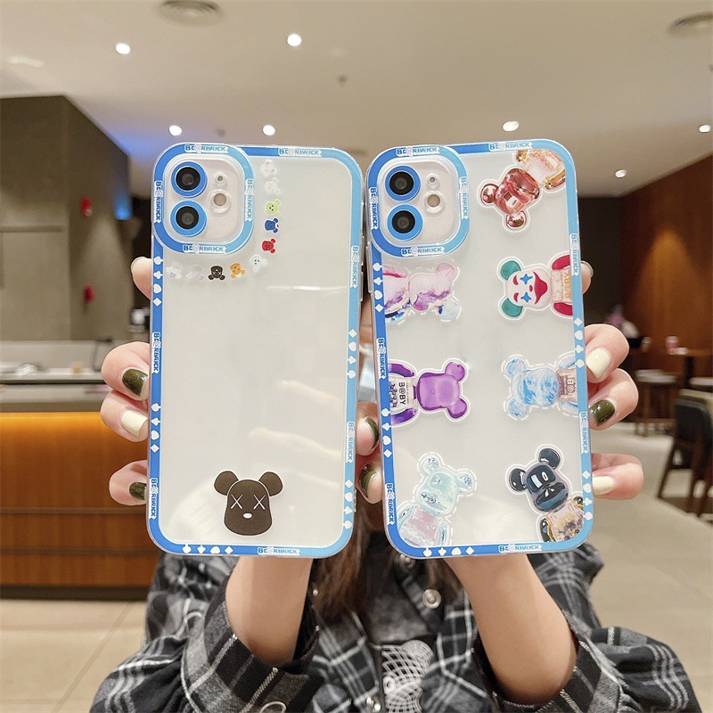 Ốp lưng iphone trong hoạt hình gấu bảo vệ cam 6/6s/6plus/6splus/7plus/8plus/x/xsmax/11/11promax/12/12pro/12promax/13