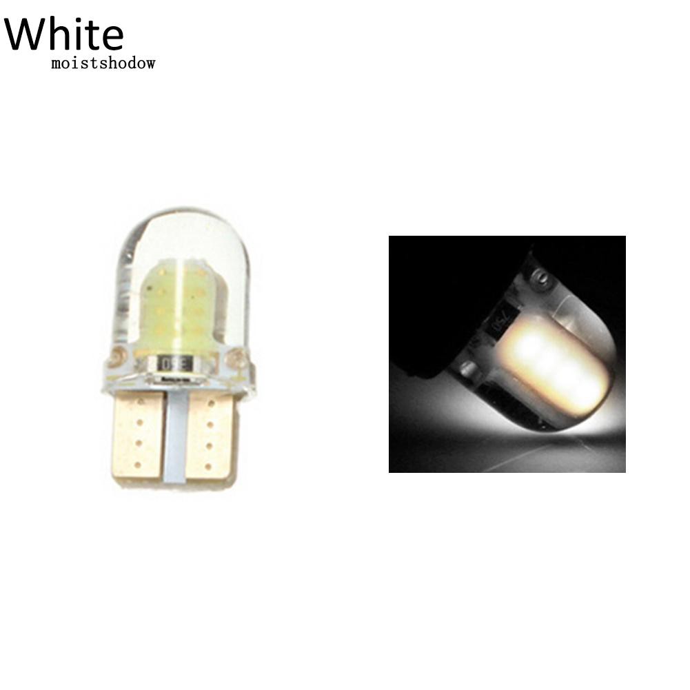 2 bóng đèn LED T10 W5W COB 12V siêu sáng cho xe hơi