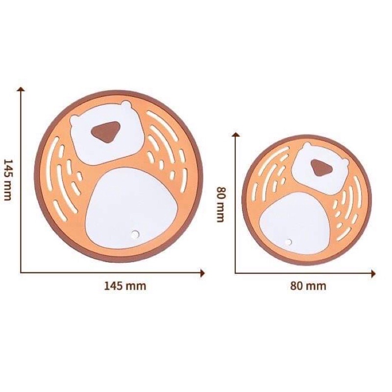 Miếng lót nồi, miếng lót cốc silicon