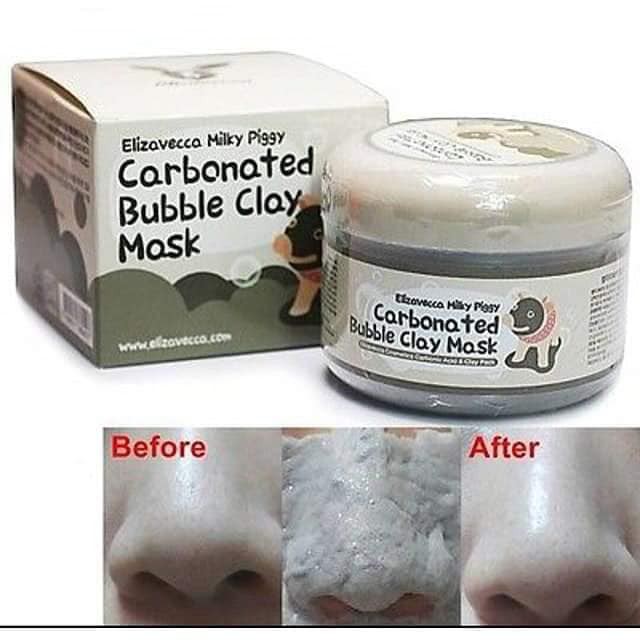 (Dạng hộp - 100g ) Mặt nạ sủi bọt thải độc bì heo - Bioaqua carbonated bubble clay mask