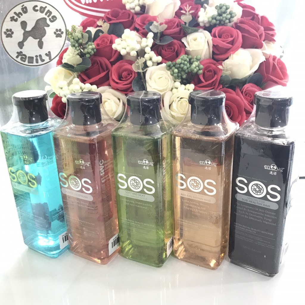 Sữa Tắm Chó Mèo SOS Dạng Gel Mới