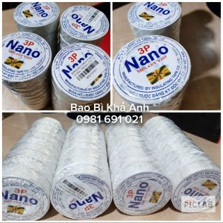 Băng keo điện nano màu trắng cây 10 cuộn 3f