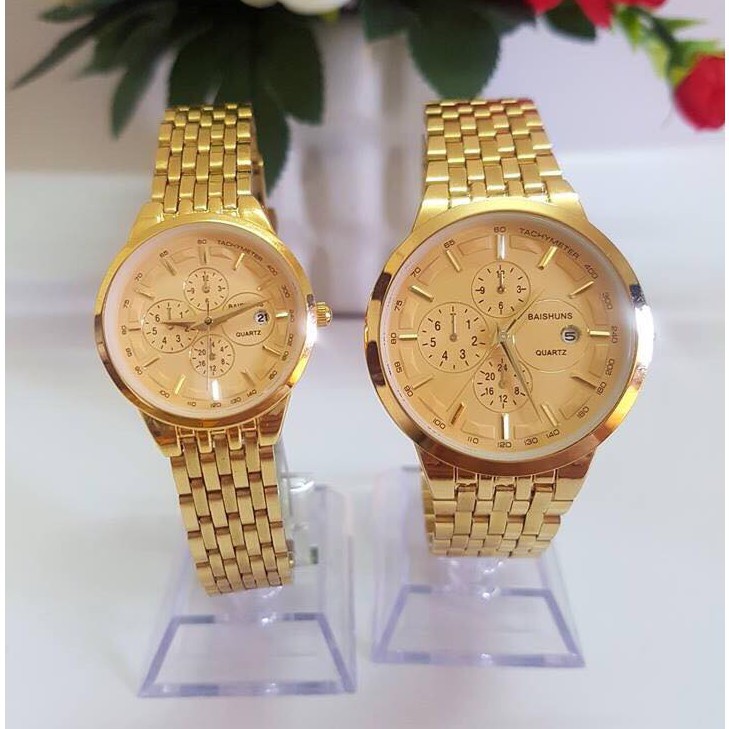 [SIÊU GIẢM GIÁ] Đồng Hồ Nam Baishuns B1 Khung Thép Mạ Vàng Không Gỉ, Chống Nước Chống Xước Hiệu Quả | BigBuy360 - bigbuy360.vn