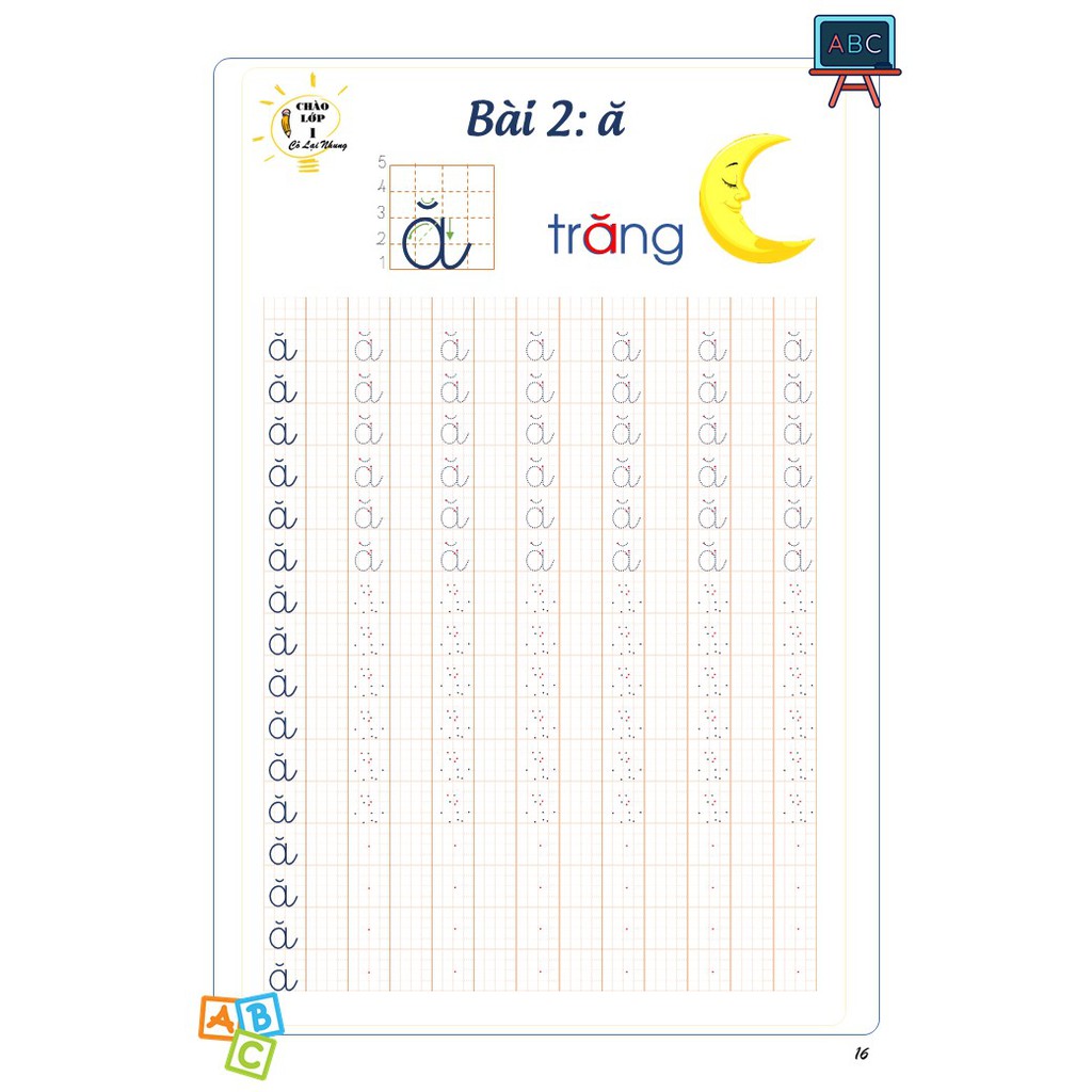 Combo vở Học Toán, Chữ cái, Tập viết - Bộ Khởi đầu học tập 5 tuổi - cô giáo Lại Nhung biên soạn