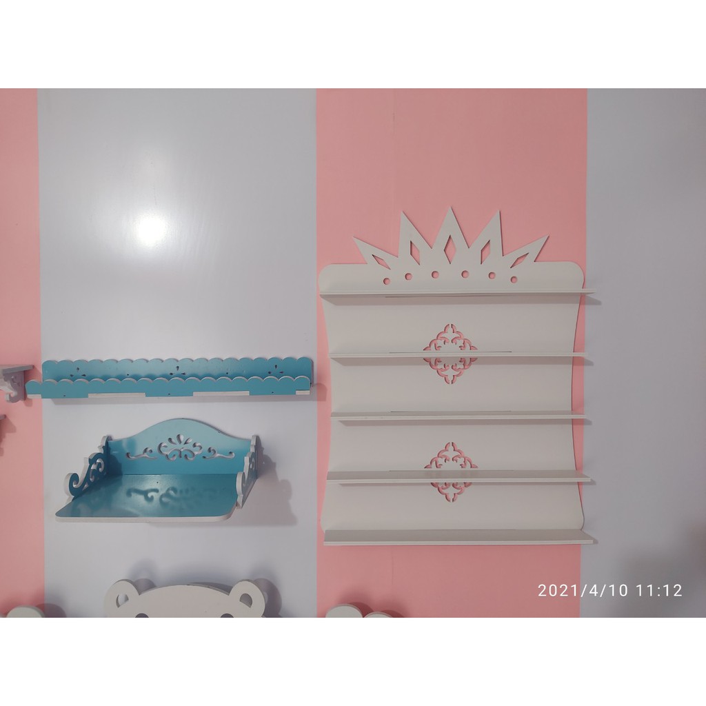 Kệ Sơn Nail treo tường hình quả Dứa Cao 75cm ngang 60cm sâu 8cm