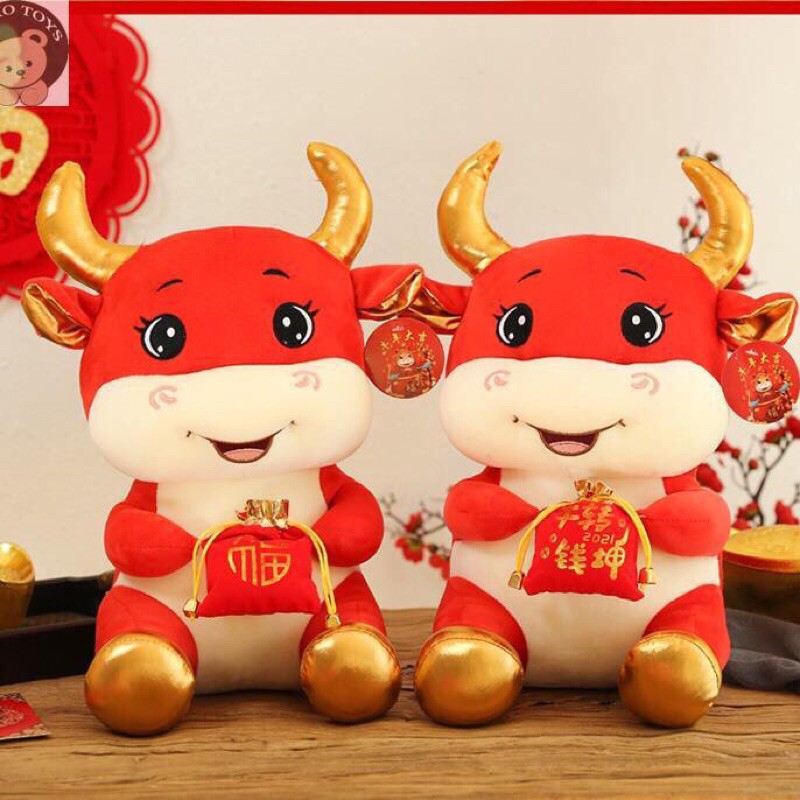 Trâu bông may mắn hot hit 2021