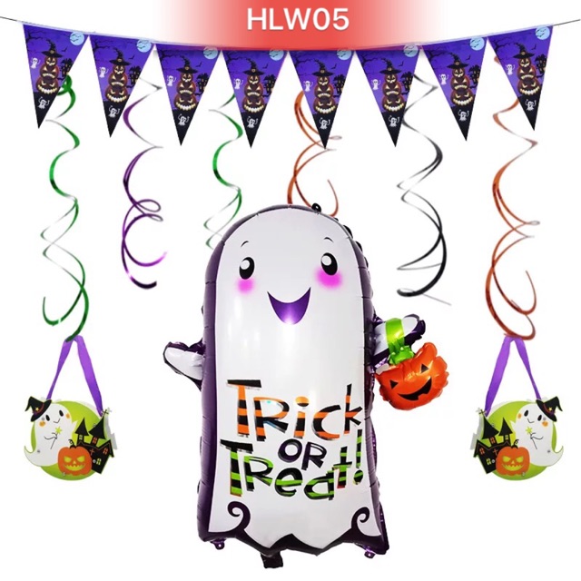SET BÓNG TRANG TRÍ HALLOWEEN 2021 (HLW05)
