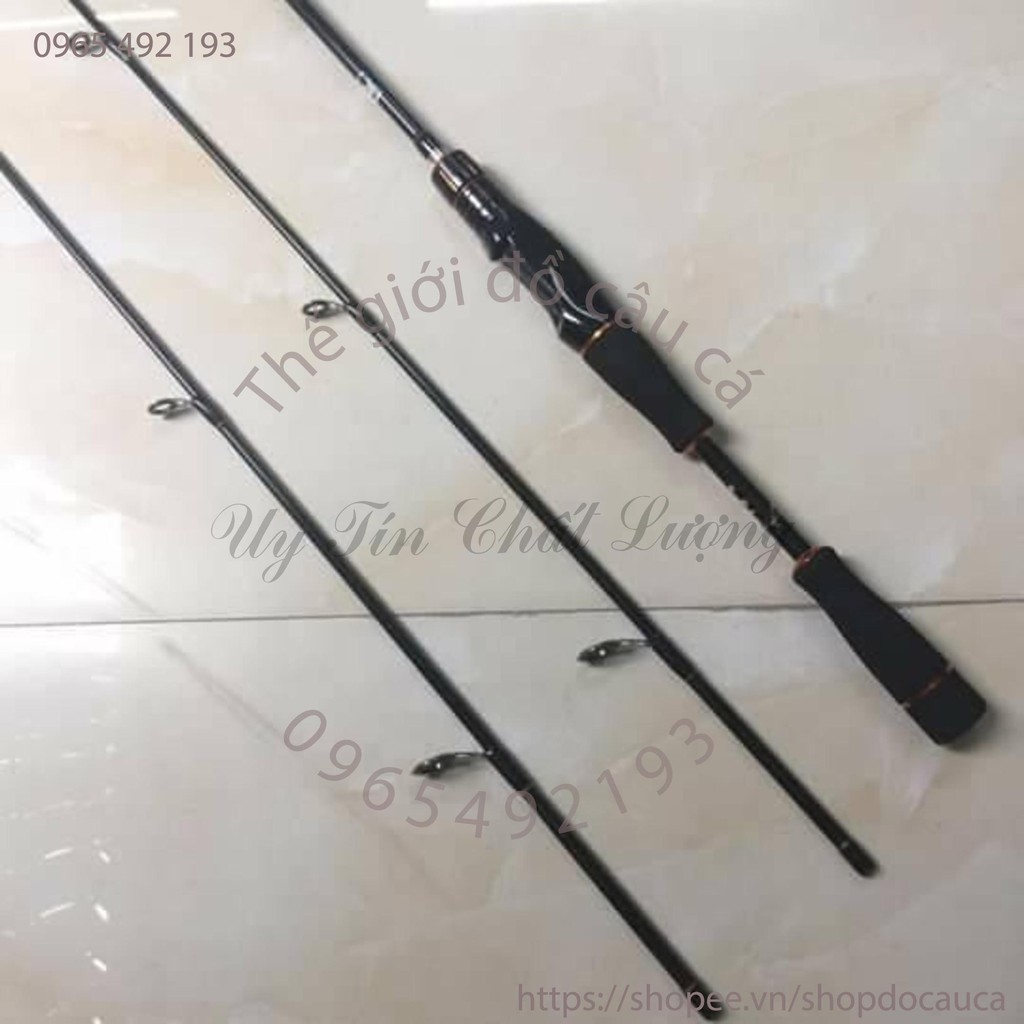 Cần câu lure 2 đọt Black ACE 1m8 ( rẻ vô địch )