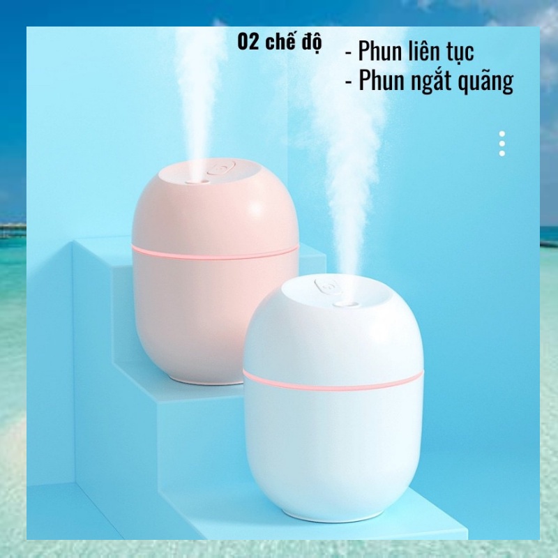 Máy Xông Tinh Dầu Mini 220ml Phun Sương Khuếch Tán tinh dầu có chế độ tự ngắt đuỗi muỗi