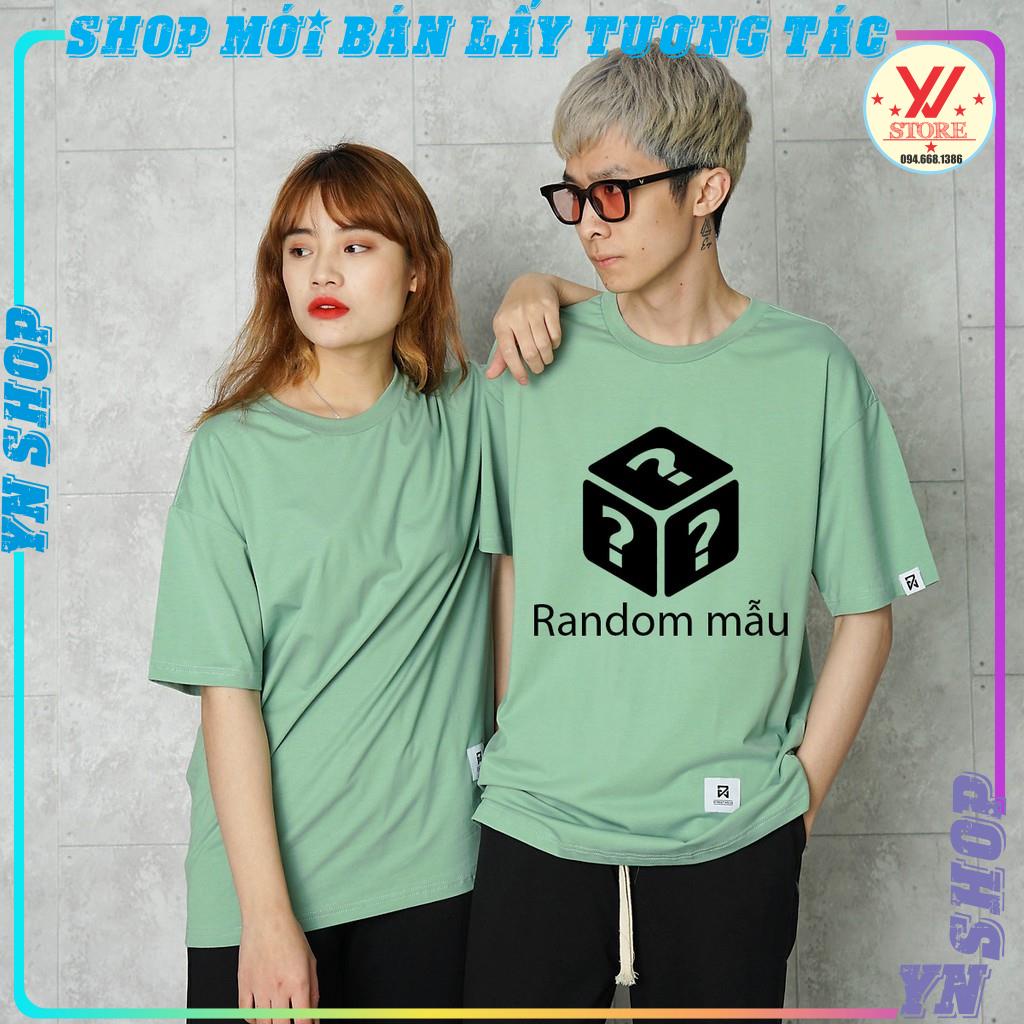 Áo thun nam nữ tay lỡ Lẻ size random chất cotton mát co dãn form rộng in nổi siêu bền ,CHỌN MÀU SIZE