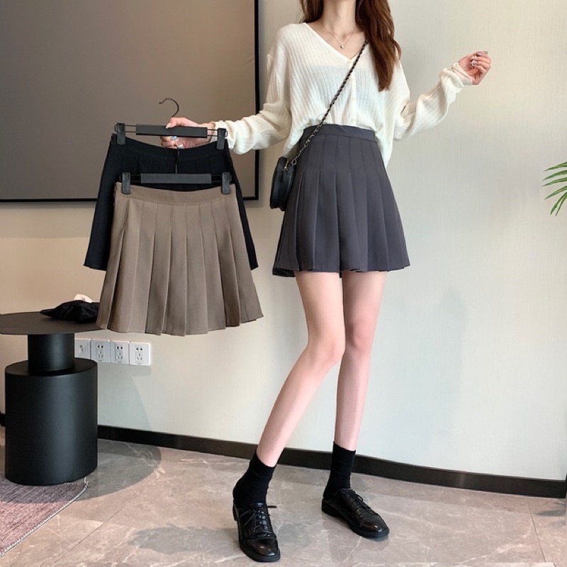 Chân váy tennis chất kaki dày có lớp lót