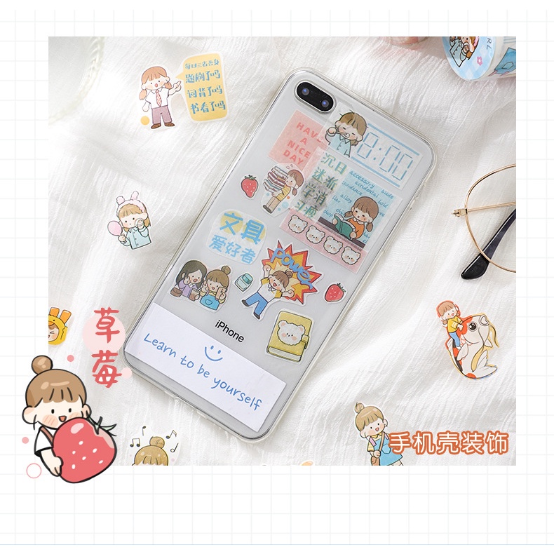 Sticker Dán Trang Trí Sổ Tay Cho Học Sinh