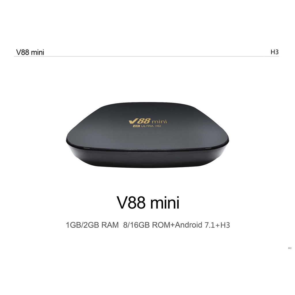 Đầu TV Box V88 2022 16 + 256GB Android 12.0 8K Ultra HD 2.4GWiFi KèM Phụ KiệN Chuyên DụNg