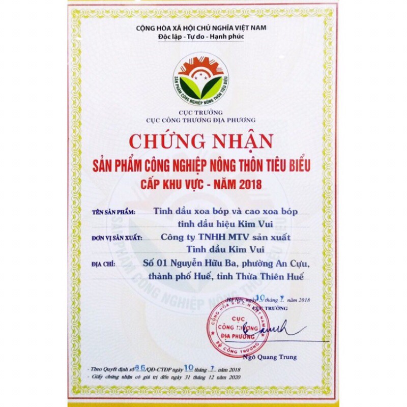 Tinh Dầu Tràm Kim Vui Huế - 80ml