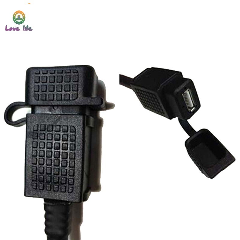 Motorbike Motorcycle USB Charger Mobile Phone Waterproof Power Socket Adapter 12V/24V