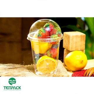 Bộ 25 Ly nhựa PET 500ml kèm Nắp cầu NA911