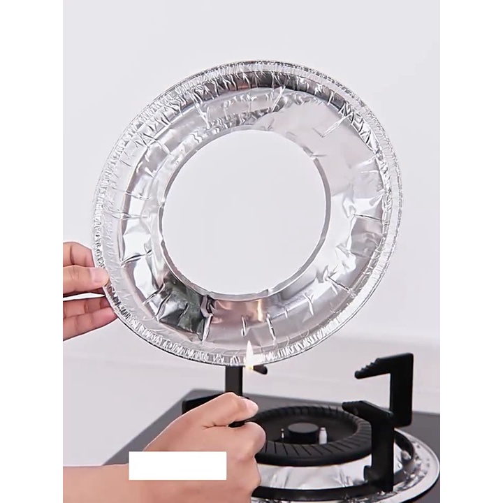 Set 10  Giấy bạc LÓT BẾP GA chống bẩn chống bẩn, thay thế tiện lợi