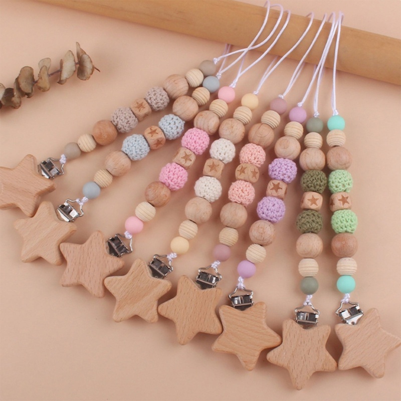 Kẹp Giá Đỡ Núm Vú Giả Chống Thất Lạc Cho Bé Mọc Răng