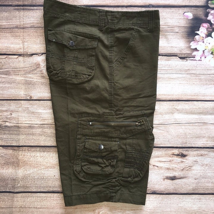 Quần Lửng Nam Túi Hộp Kaki Cao Cấp Đủ Màu Đủ Size