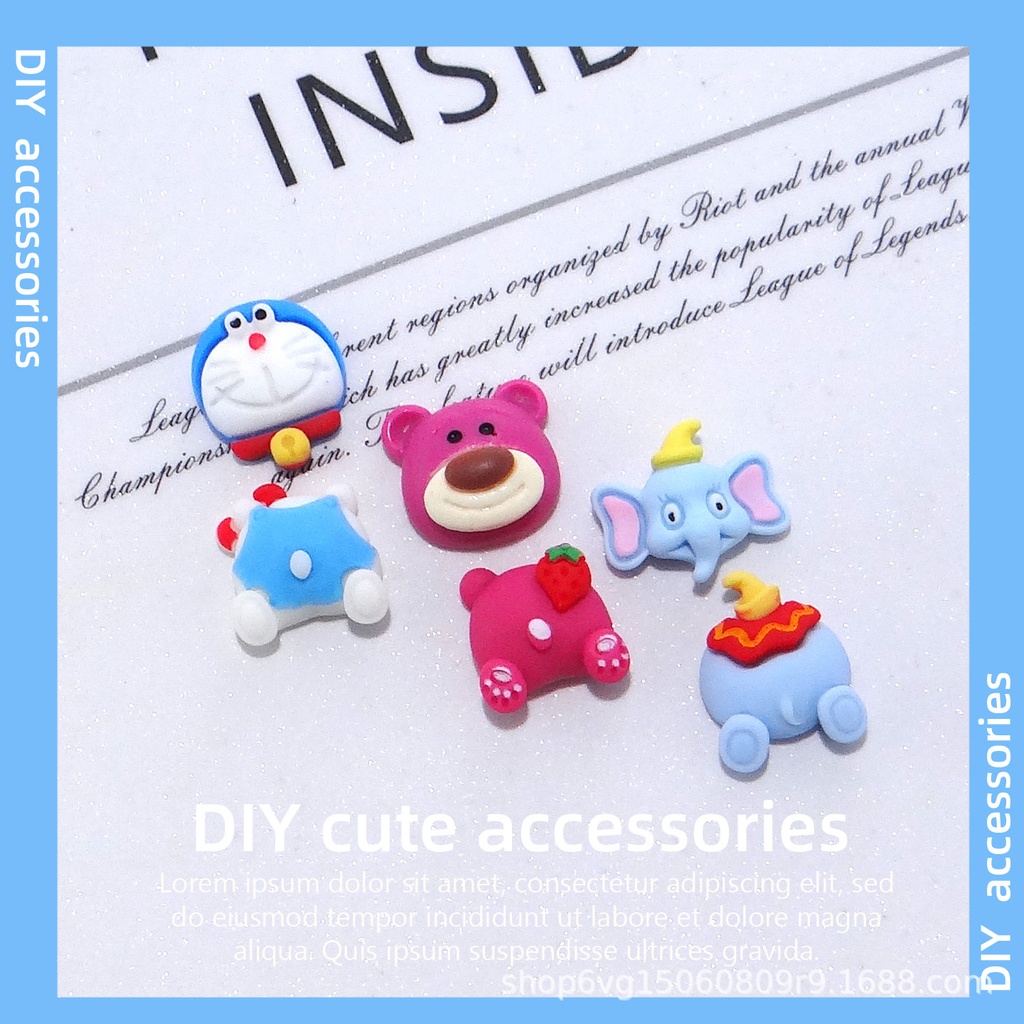 [Hàng mới về] Miếng dán kiểu hoạt hình trang trí móng tay/ điện thoại đa năng