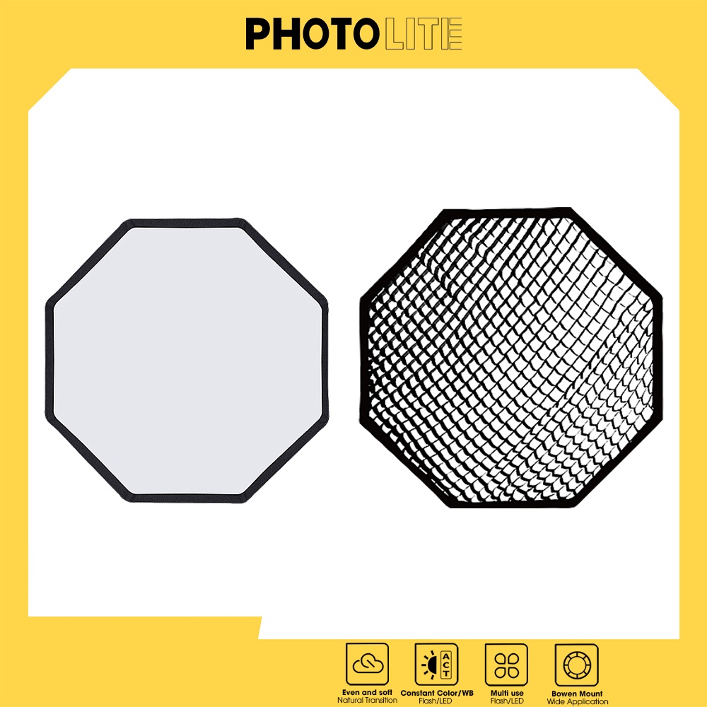 Grid lưới tổ ong cho softbox, stripbox, octabox, parabolic Photolite PA180 giúp gom ánh sáng