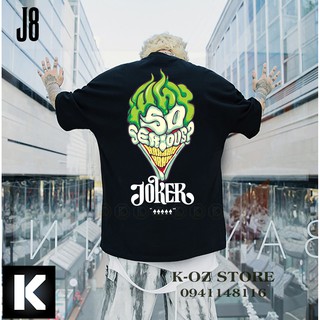 Áo thun J8 JOKER OVERSIZE UNISEX (2 Màu ĐEN-TRẮNG)