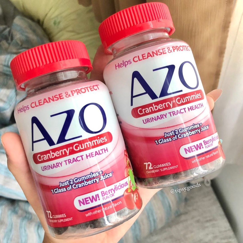 Kẹo dẻo AZO Cranberry Urinary Tract Health - Azo Đỏ Cranberry